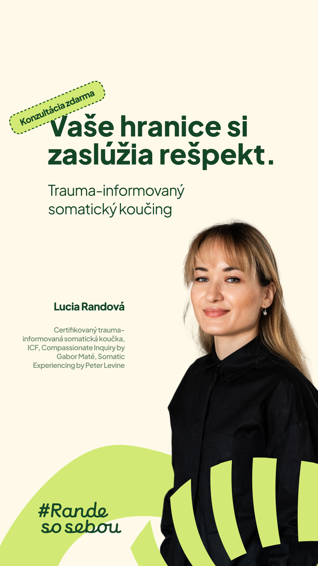 Rande so sebou Facebook ad: Teraz už o hraniciach nehovorím.