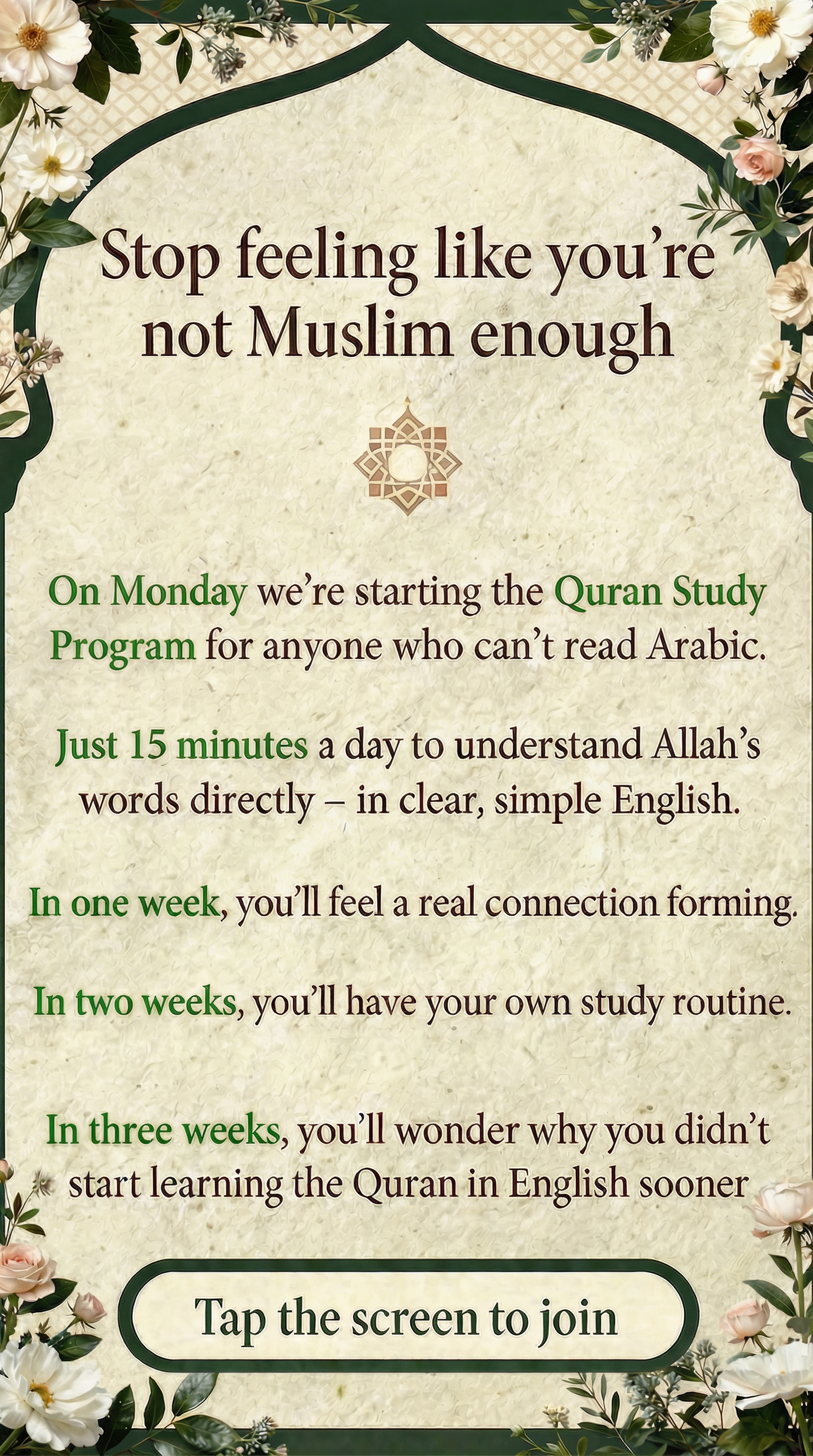 Imam Advice Daily Facebook ad
