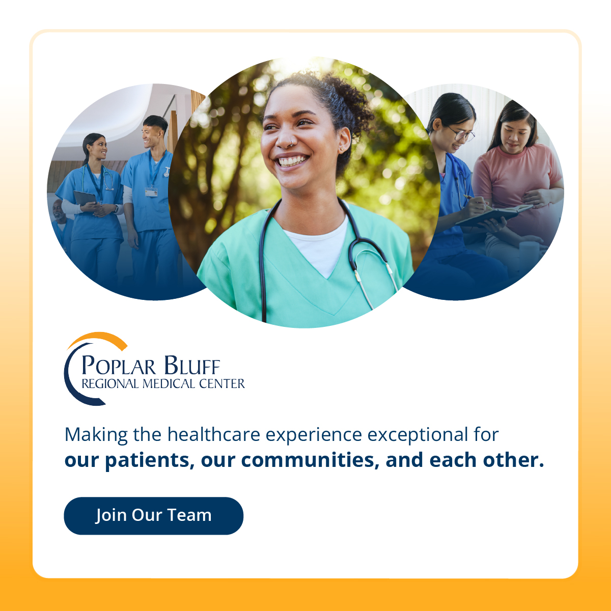 Poplar Bluff Regional Medical Center Facebook ad: RN Career Opportunities in Missouri