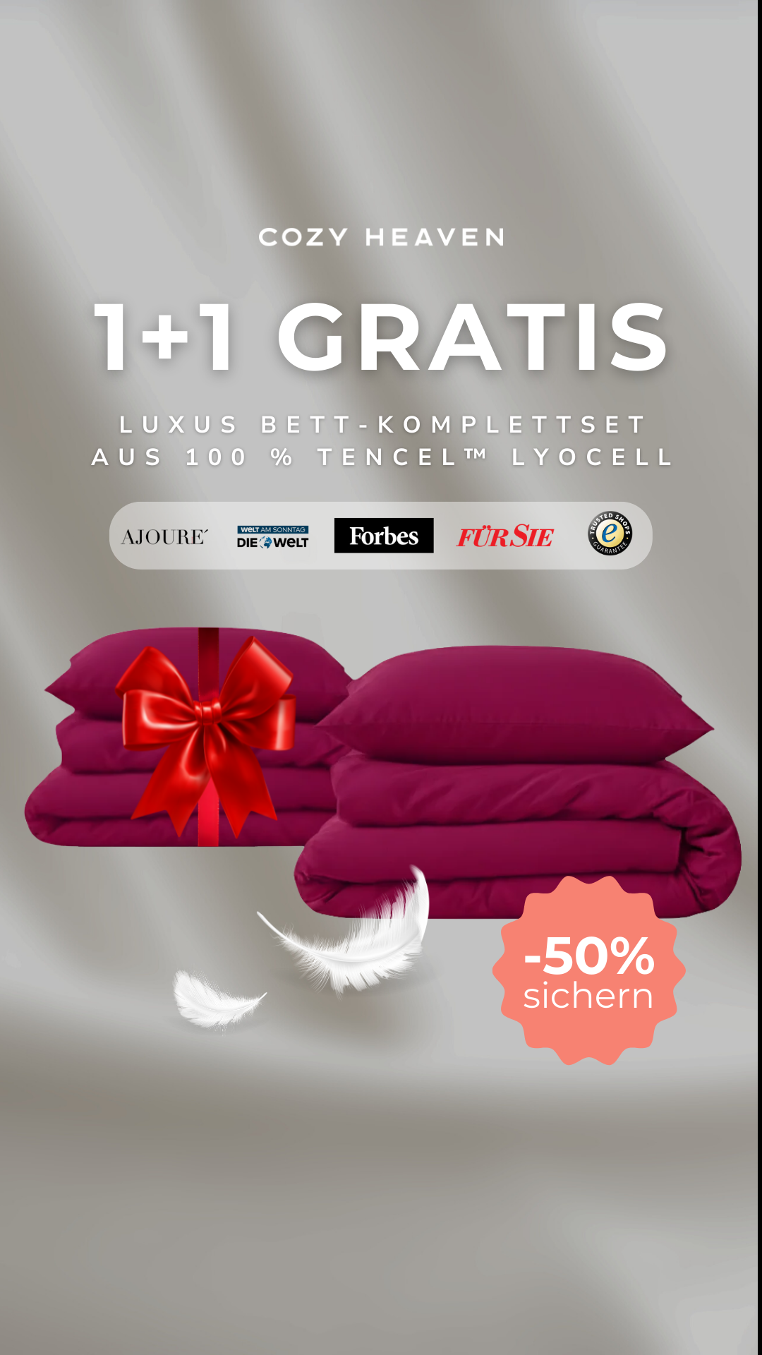 COZY HEAVEN Facebook ad from Feb 3, 2026