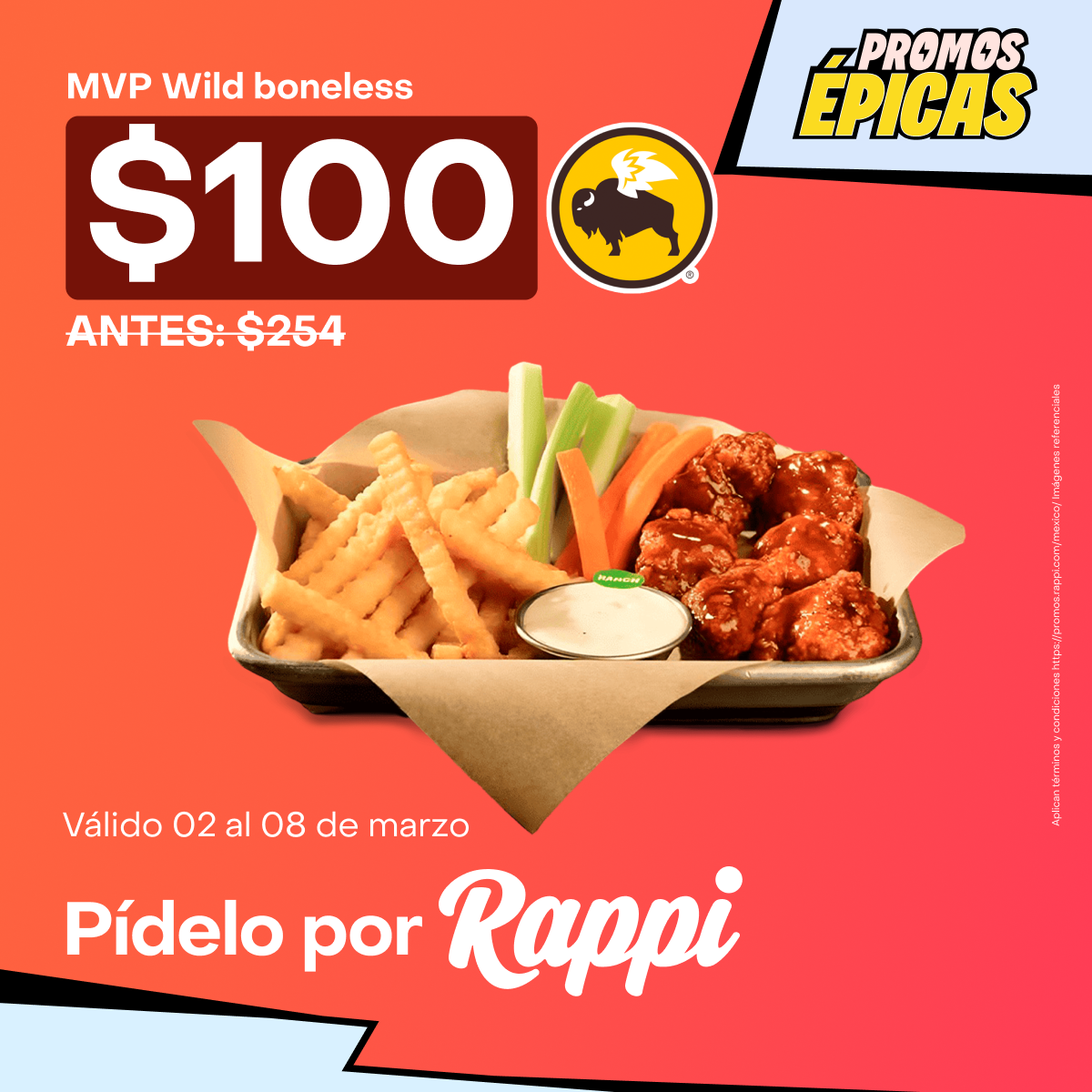 Rappi Facebook ad from Mar 3, 2026