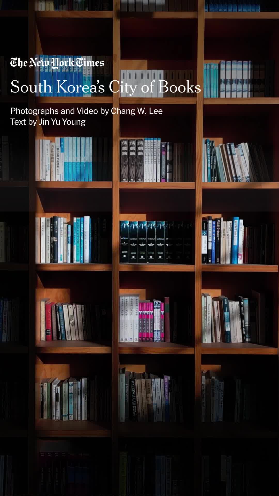 The New York Times Facebook ad: South Korea’s City of Books: With some 900…