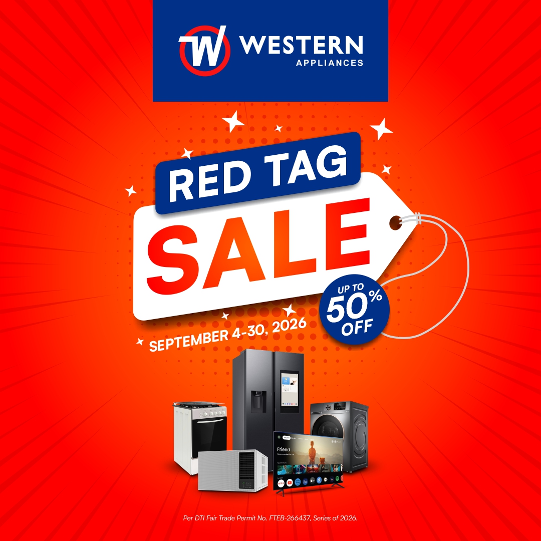 Western Appliances Facebook ad: THE RED TAG SALE CONTINUES!
