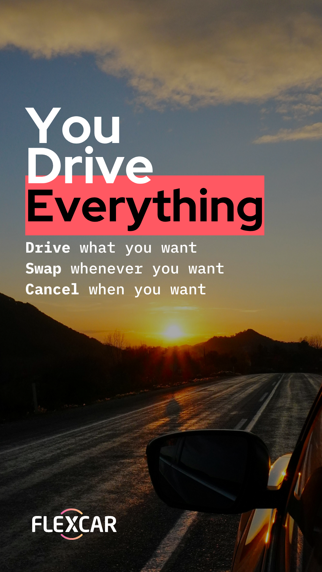 Flexcar Facebook ad