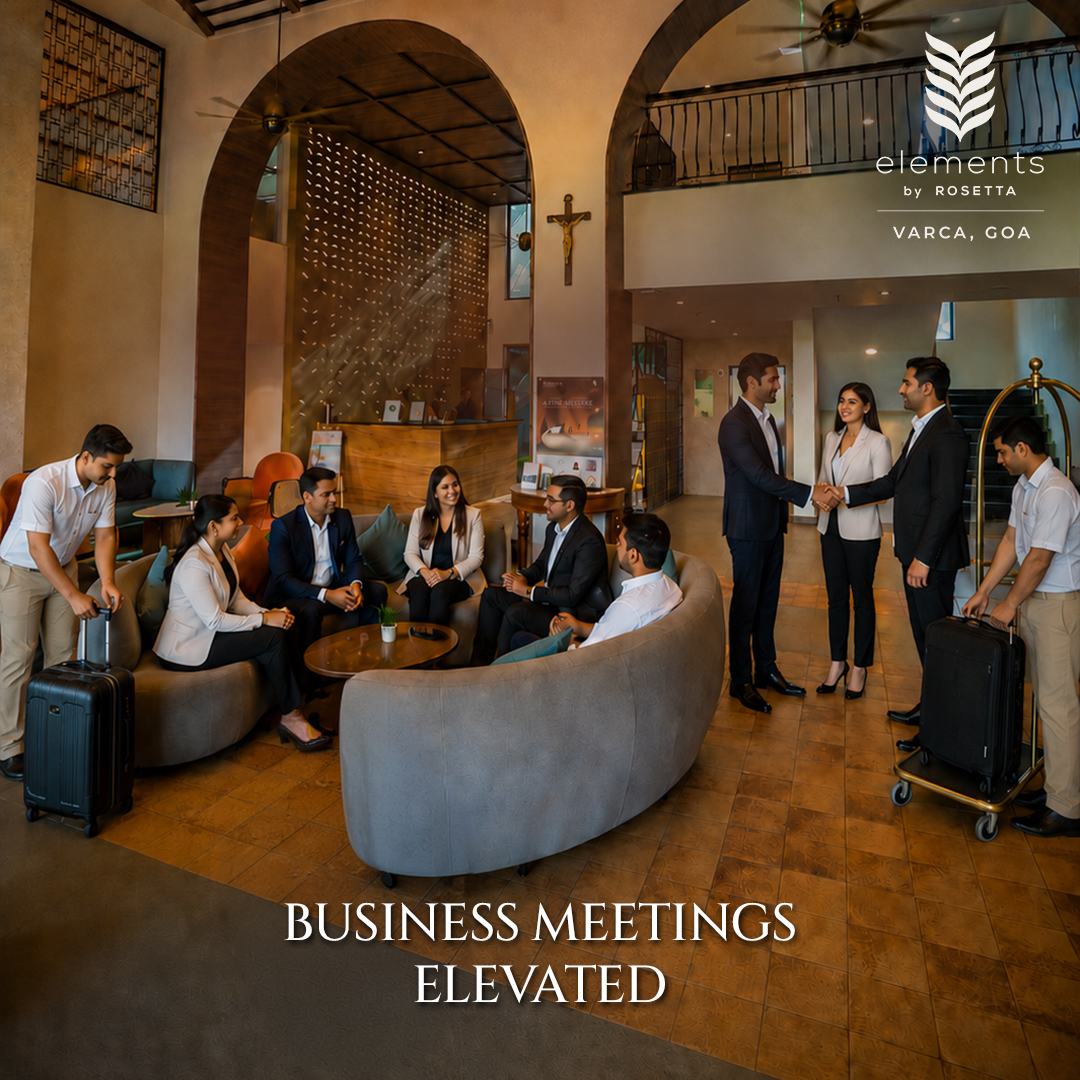 Elements by Rosetta - Varca, Goa Facebook ad: Take your business meetings beyond the boardroom.