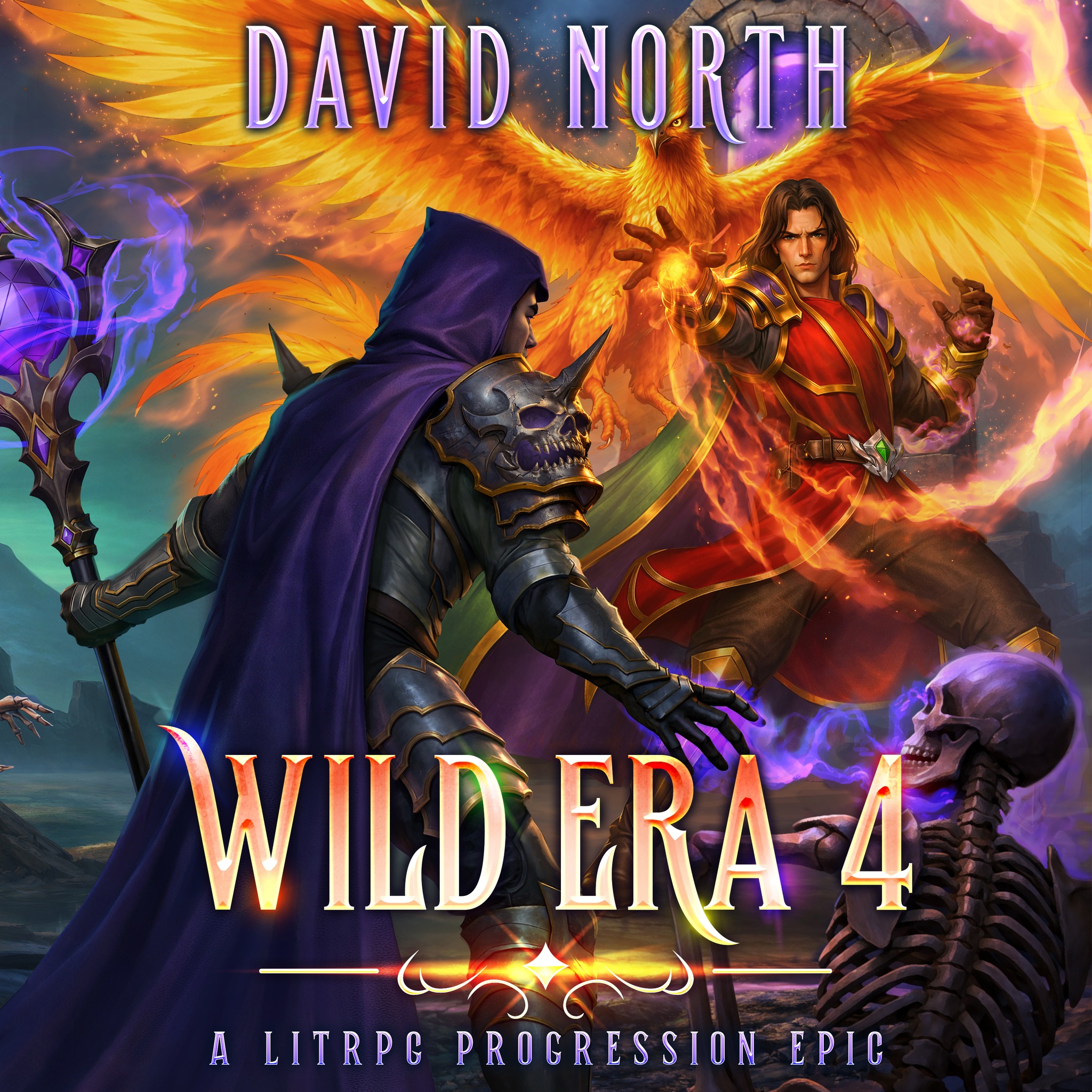 David North-Author Facebook ad: Epic LitRPG on Kindle Unlimited