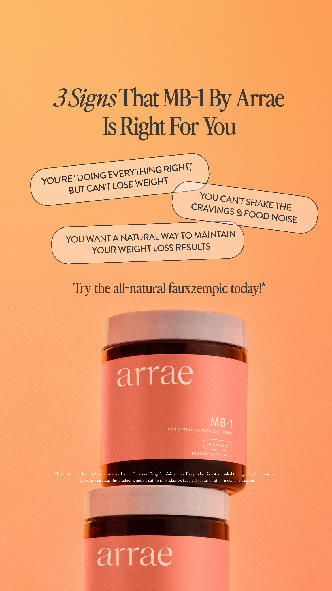 Arrae Facebook ad