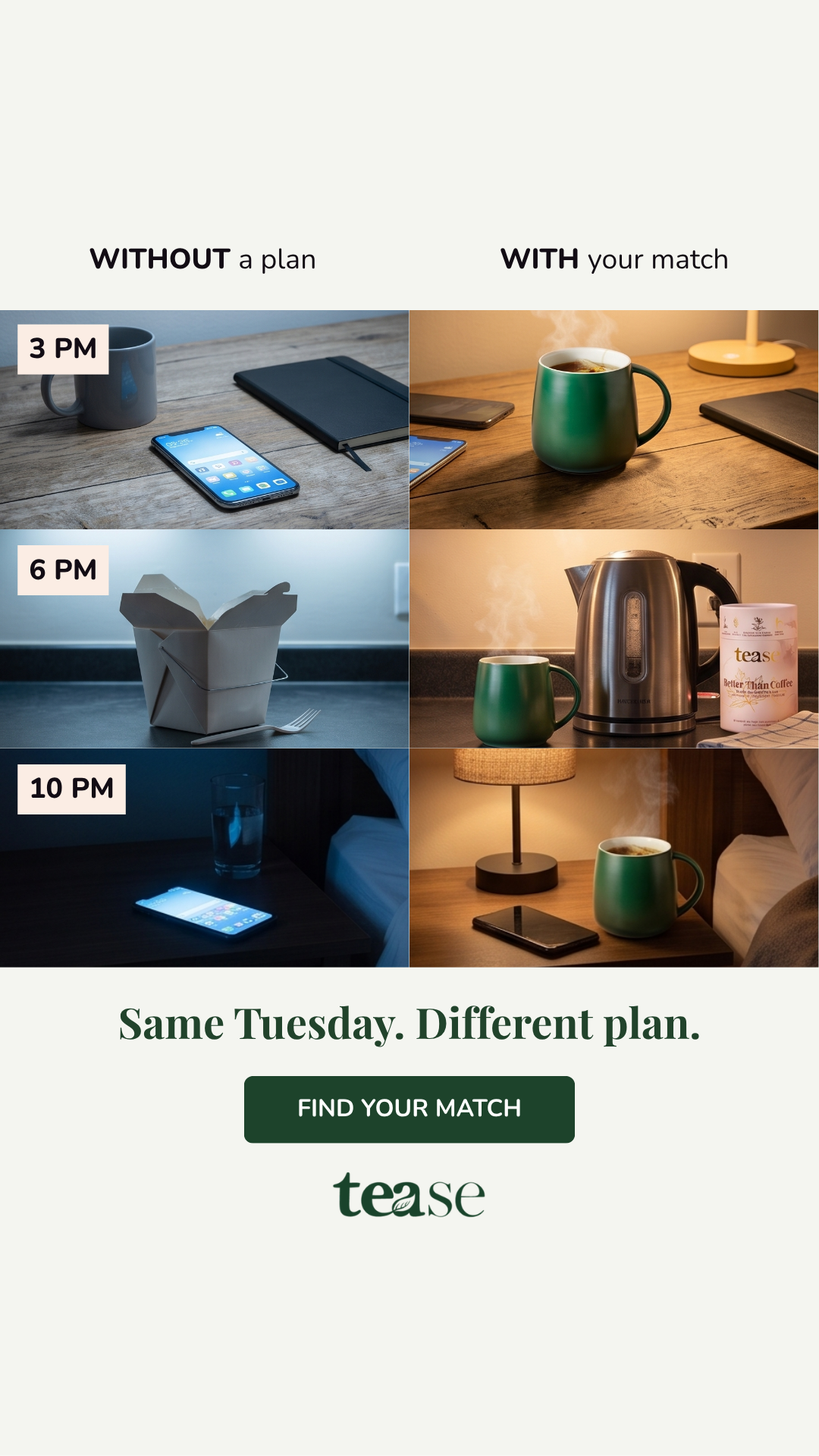 Tease Wellness Tea Blends Facebook ad