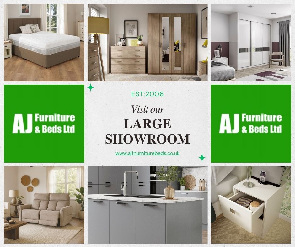 A J Furniture & Beds Facebook ad: For those who have not yet visited us…