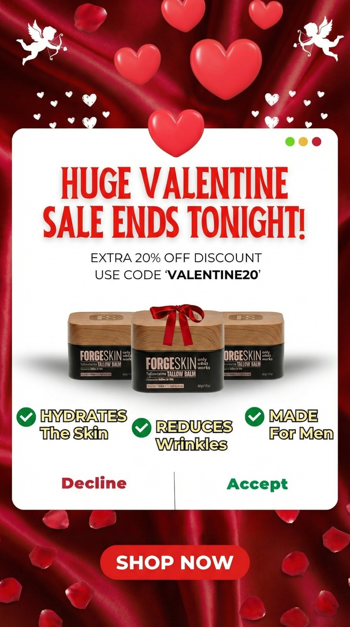 Forge Men Facebook ad
