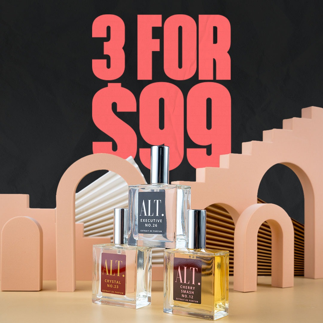 ALT. Fragrances Facebook ad