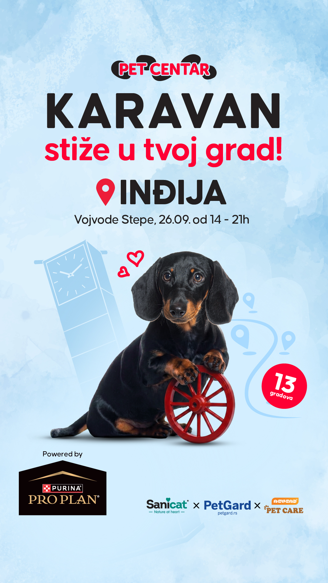 PET CENTAR Srbija Facebook ad: Vojvode Stepe, Inđija, 26.09.