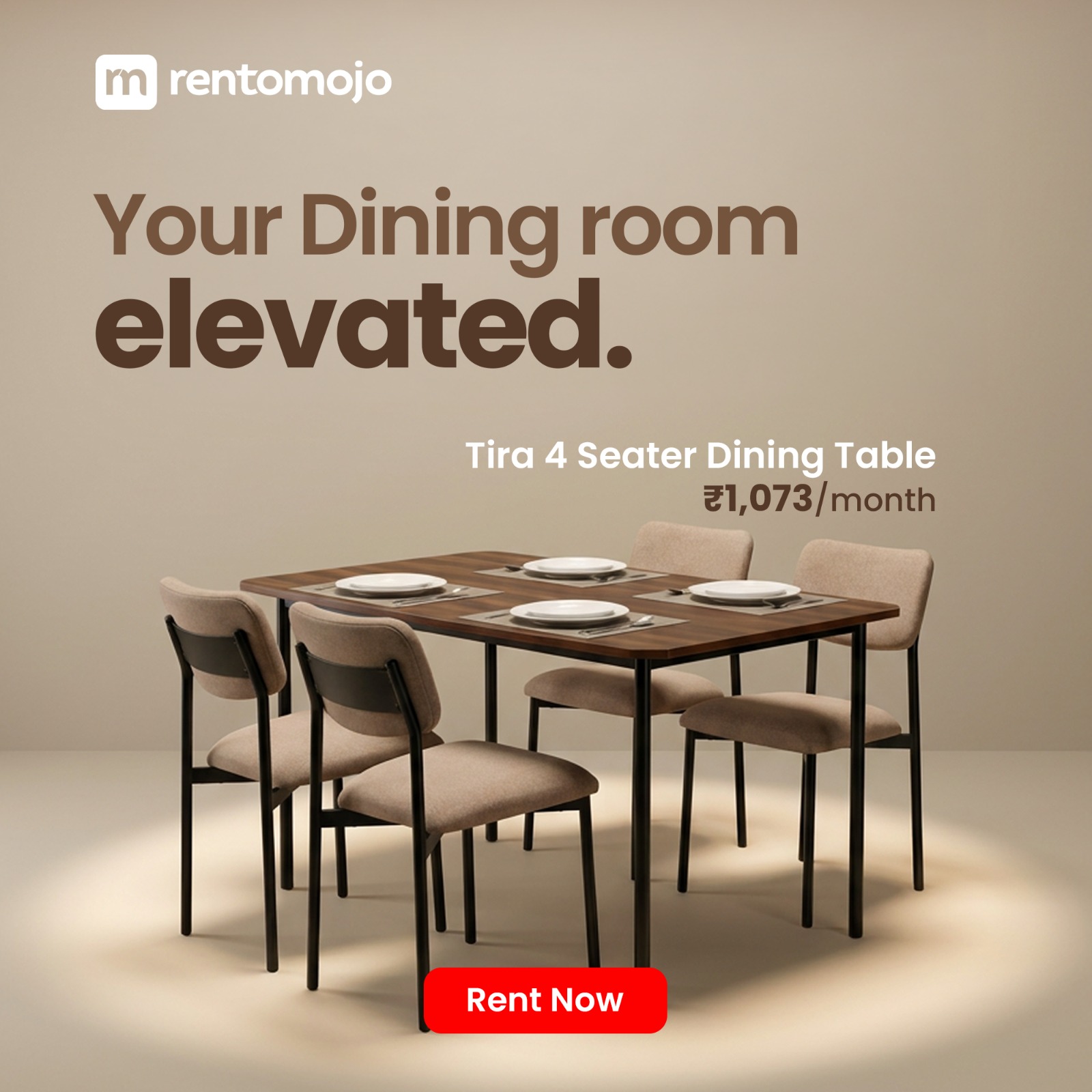 RentoMojo Facebook ad