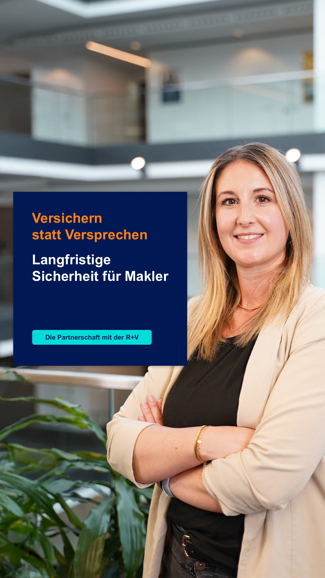 R+V Versicherungsgruppe für Makler Facebook ad