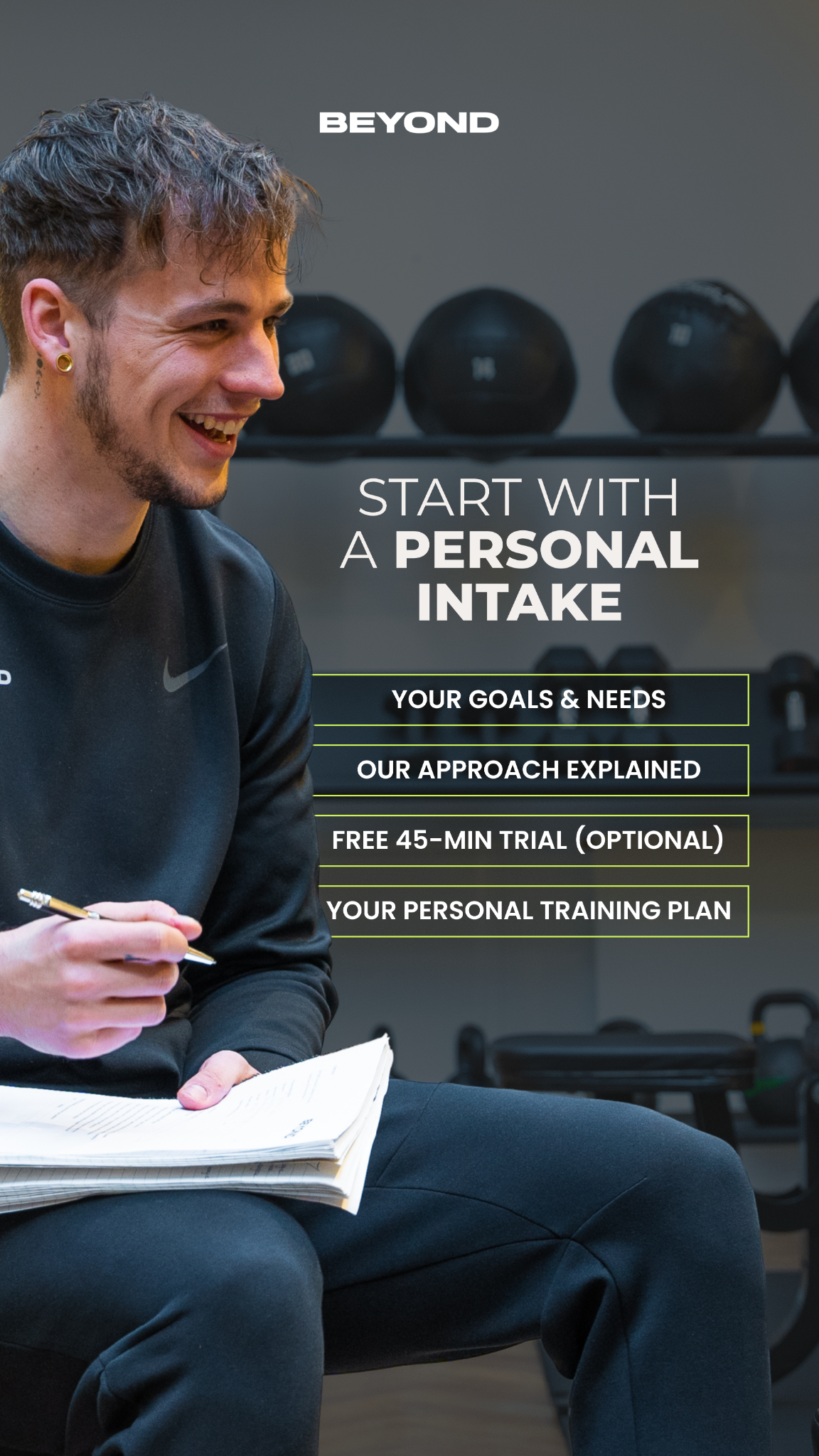Beyond Personal Training & Recovery Facebook ad