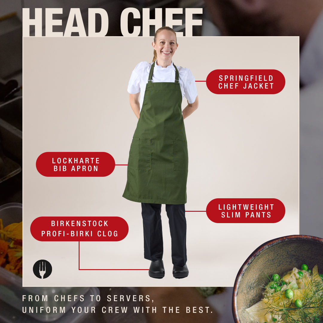 Chef Works Australia Facebook ad: Quality Uniforms