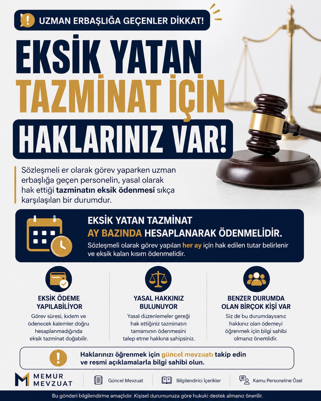 Memur Mevzuat Facebook ad: Sözleşmeli er olarak görev yaptıktan sonra uzman erbaşlığa…