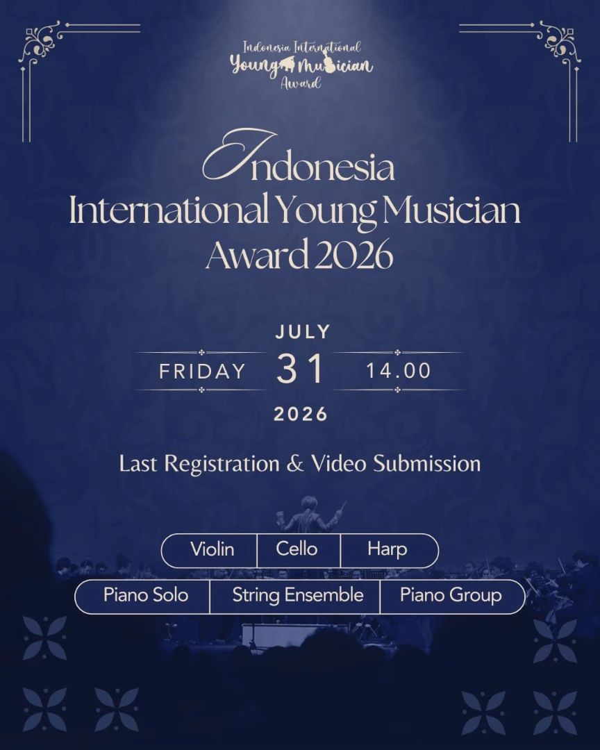 Indonesia International Young Musician Award Facebook ad: A stage for young musicians to perform, grow…