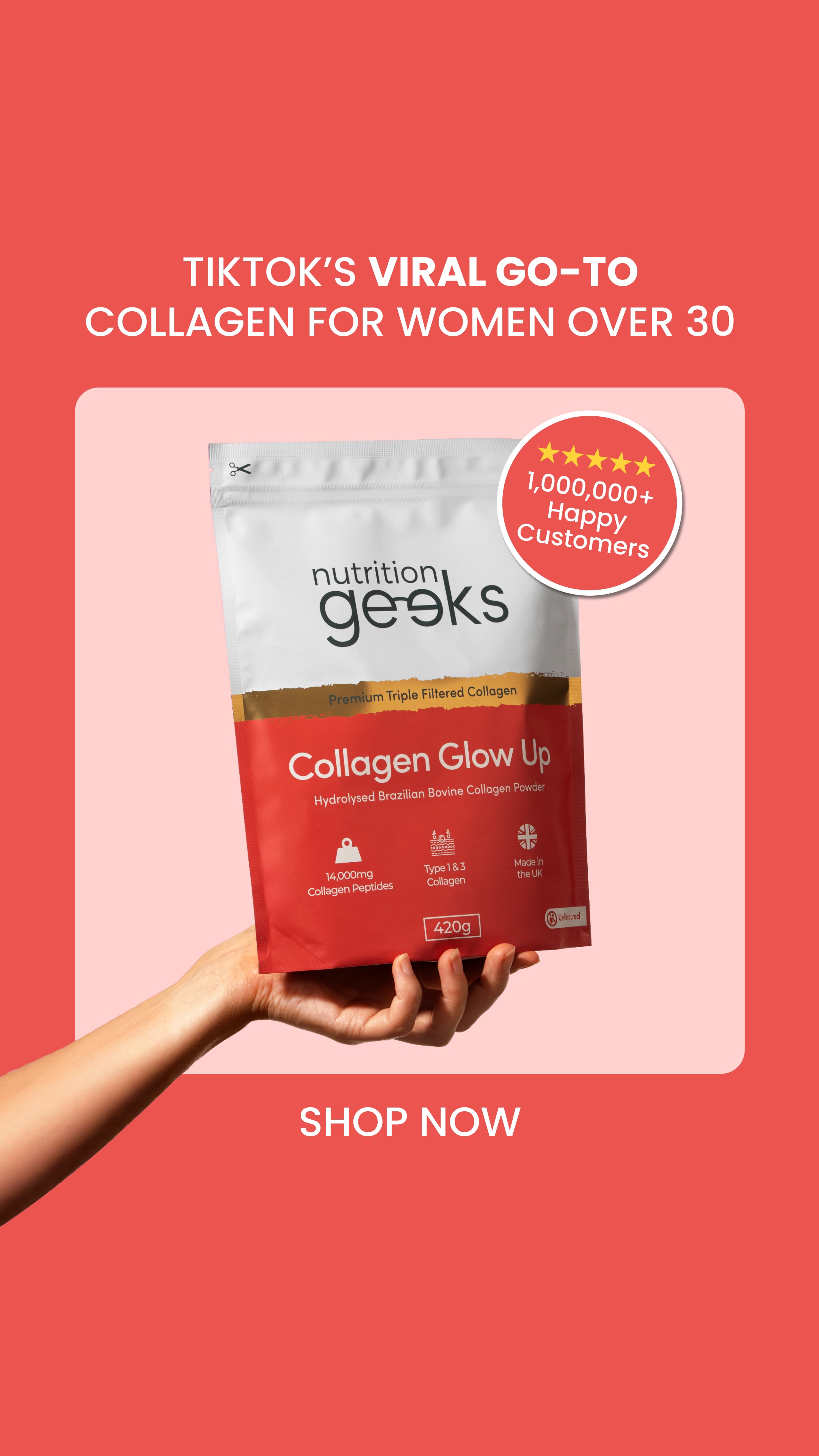 Nutrition Geeks Facebook ad