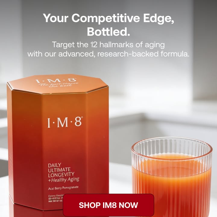 IM8 Global Facebook ad: Longevity Starts at the Cellular Level