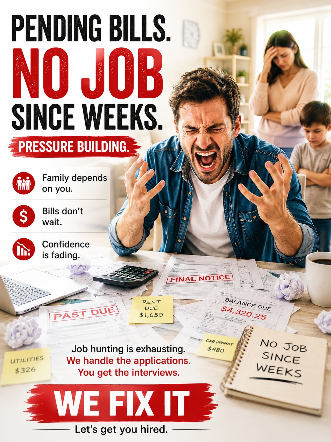 CandidateSide Facebook ad: Get Hired Faster