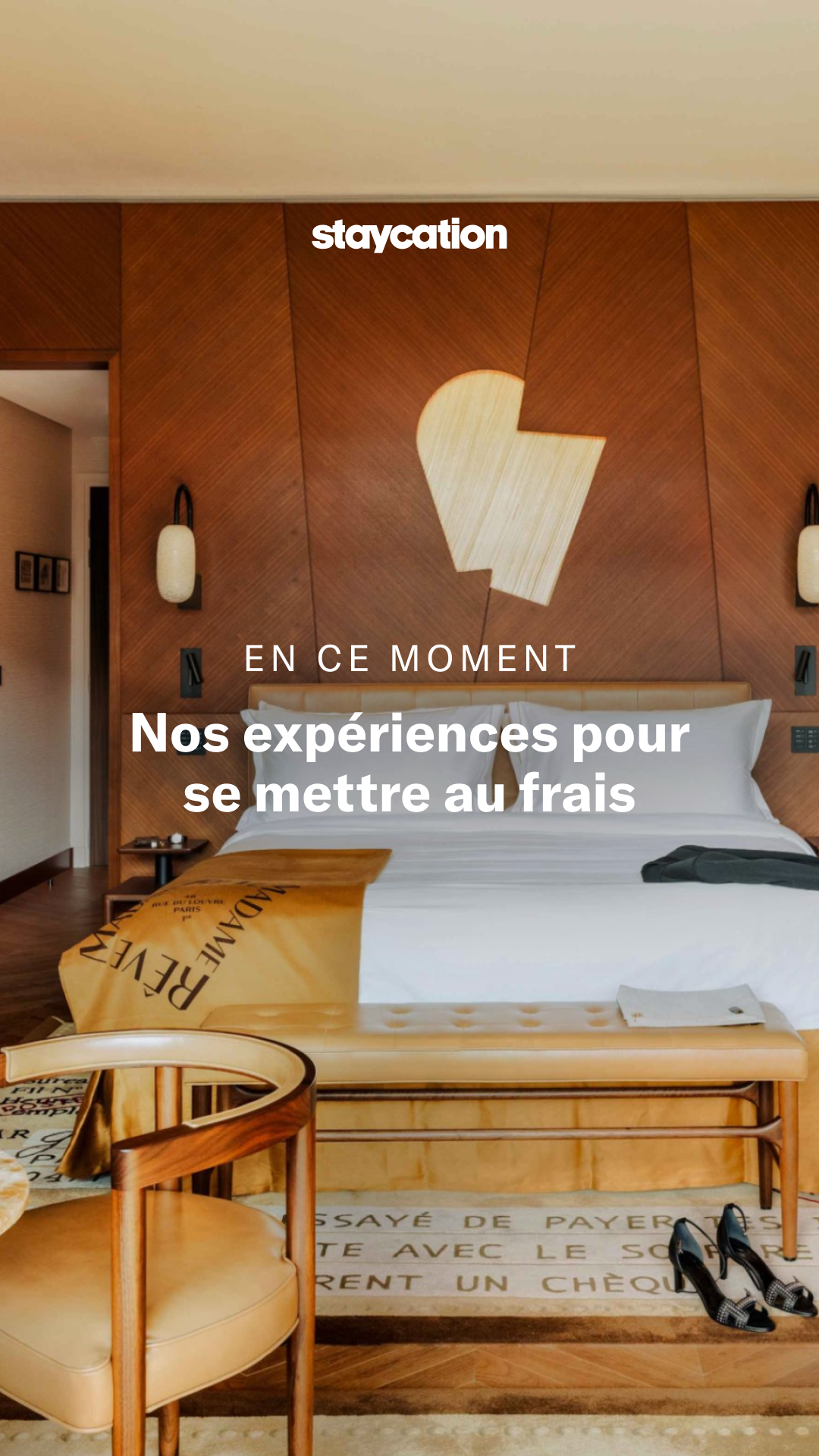Staycation Facebook ad