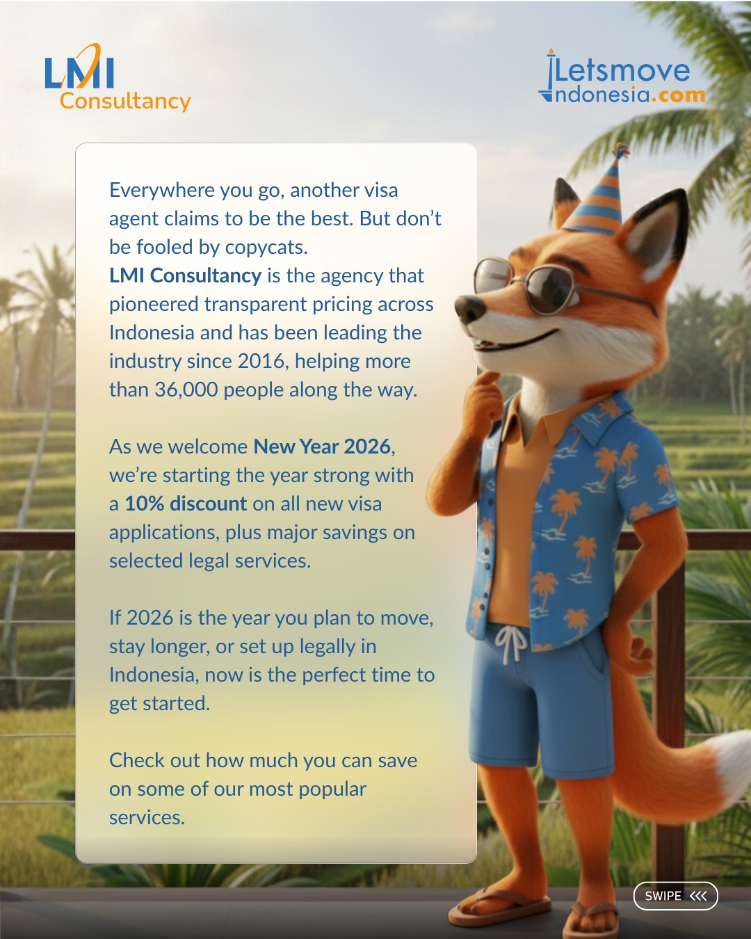 LMI Consultancy Indonesia Facebook ad: LMI Consultancy is your trusted partner for individuals…