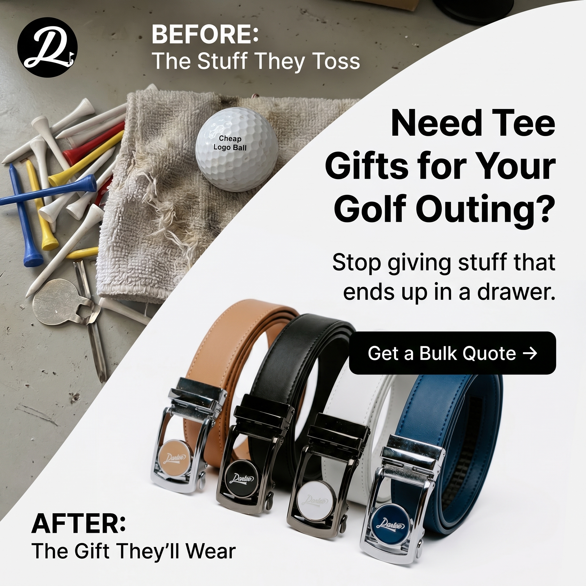 Dartee Golf  Facebook ad