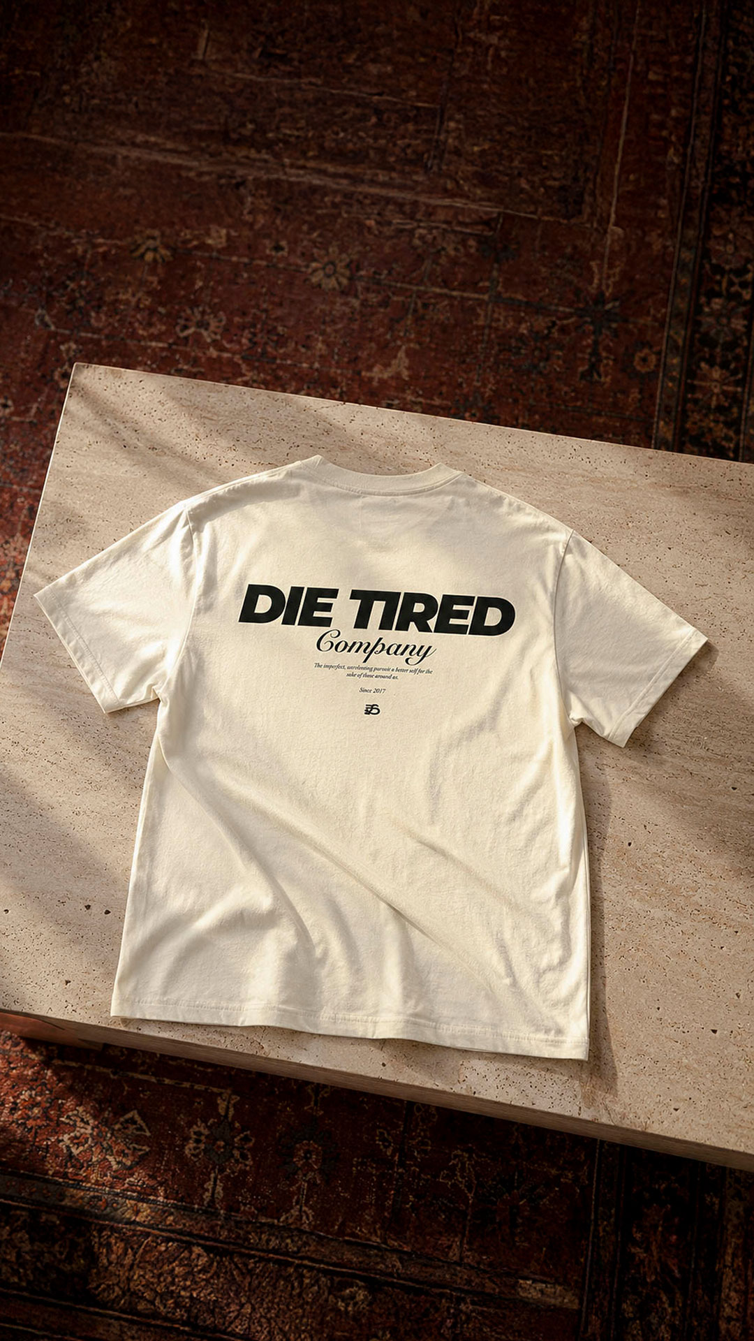 Die Tired Facebook ad: Die Tired.