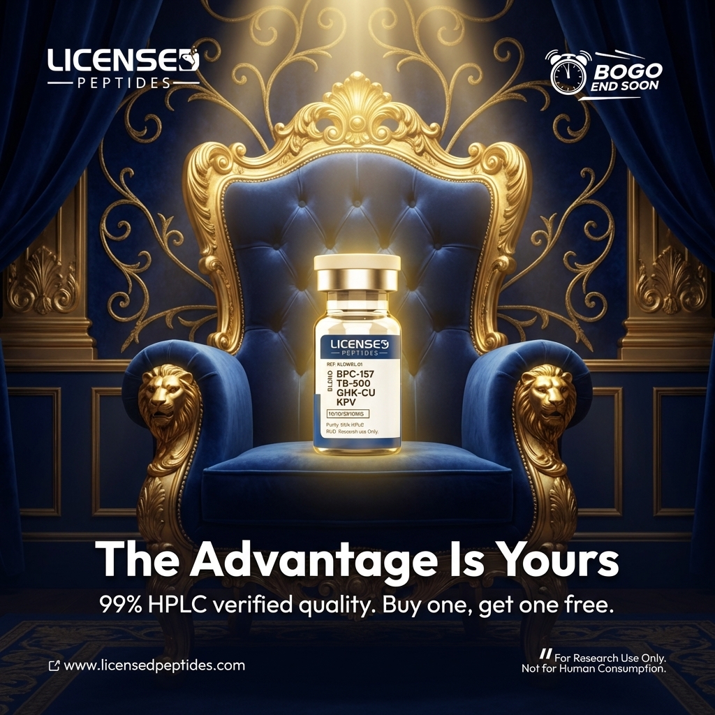 LicensedPeptides Facebook ad
