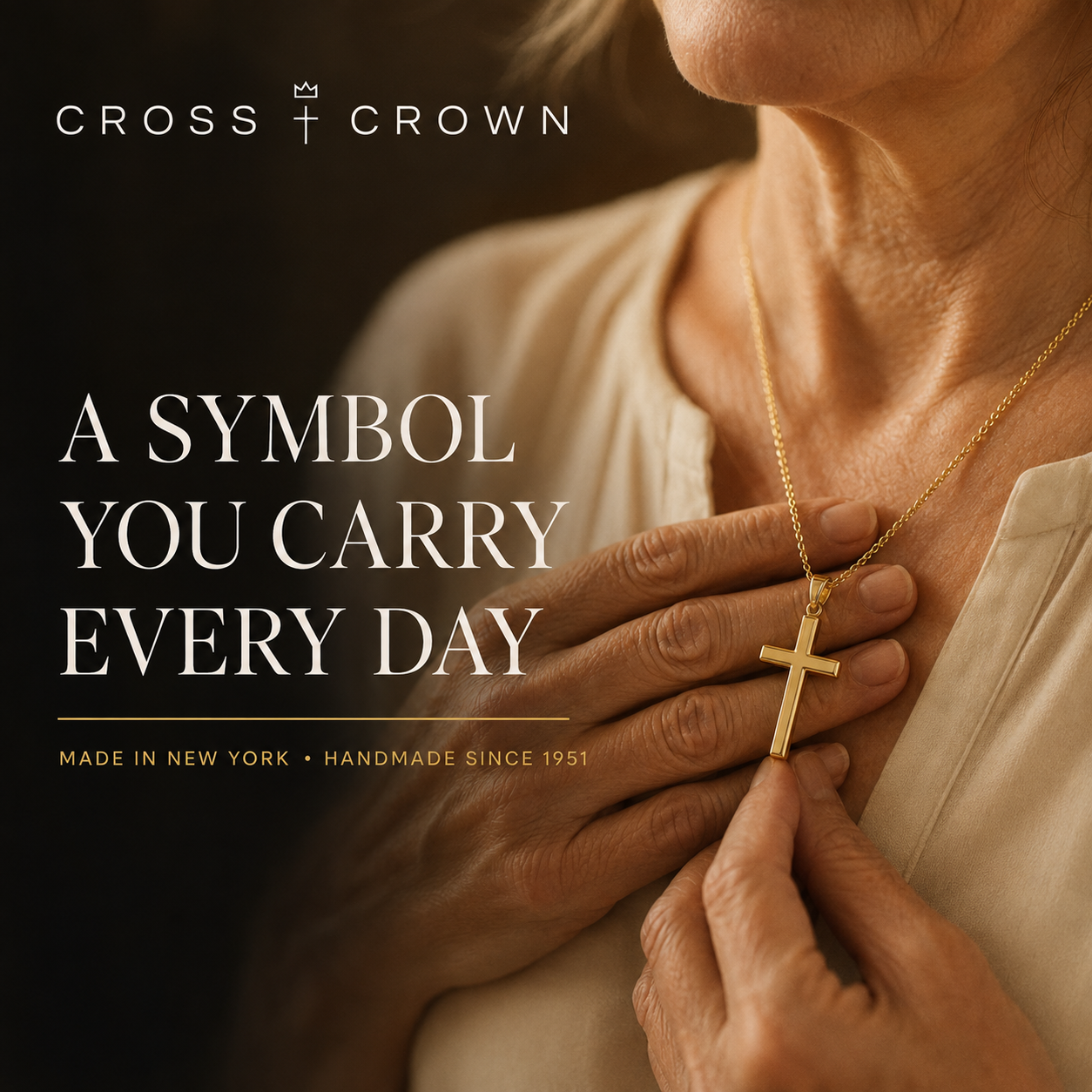 Shop Cross Crown Facebook ad: Buy It Once, Wear It Forever