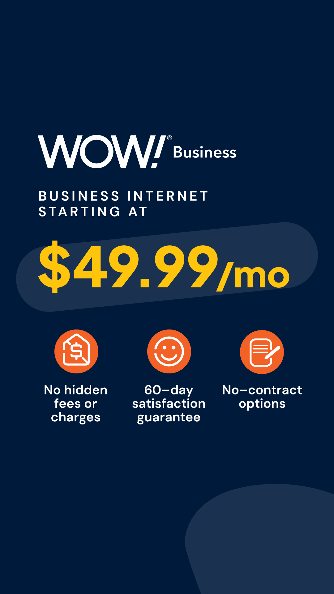 WOW Internet, TV & Phone Facebook ad