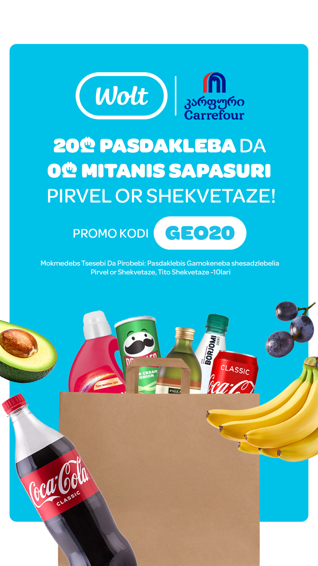 Wolt Facebook ad
