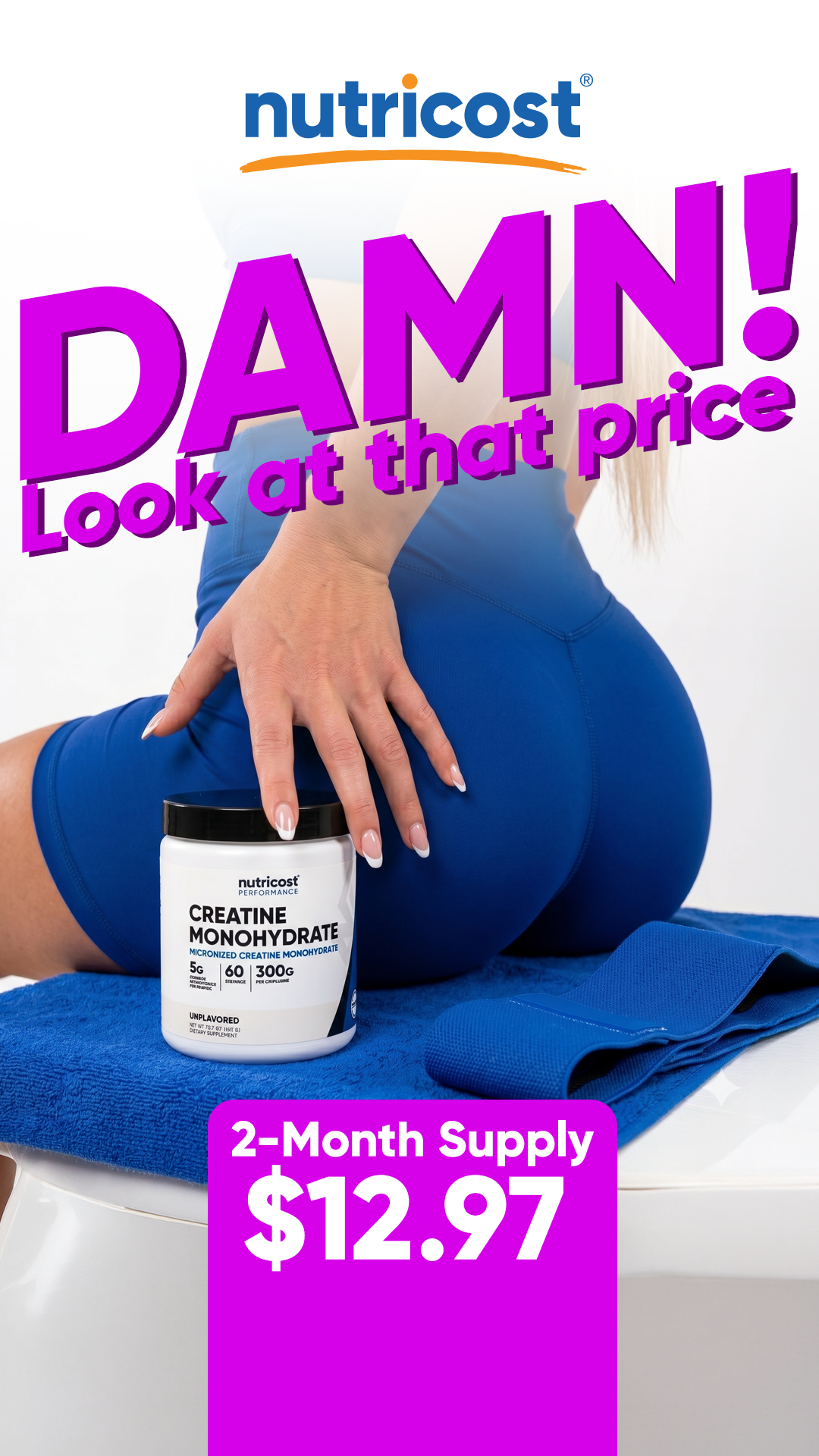 Nutricost Facebook ad