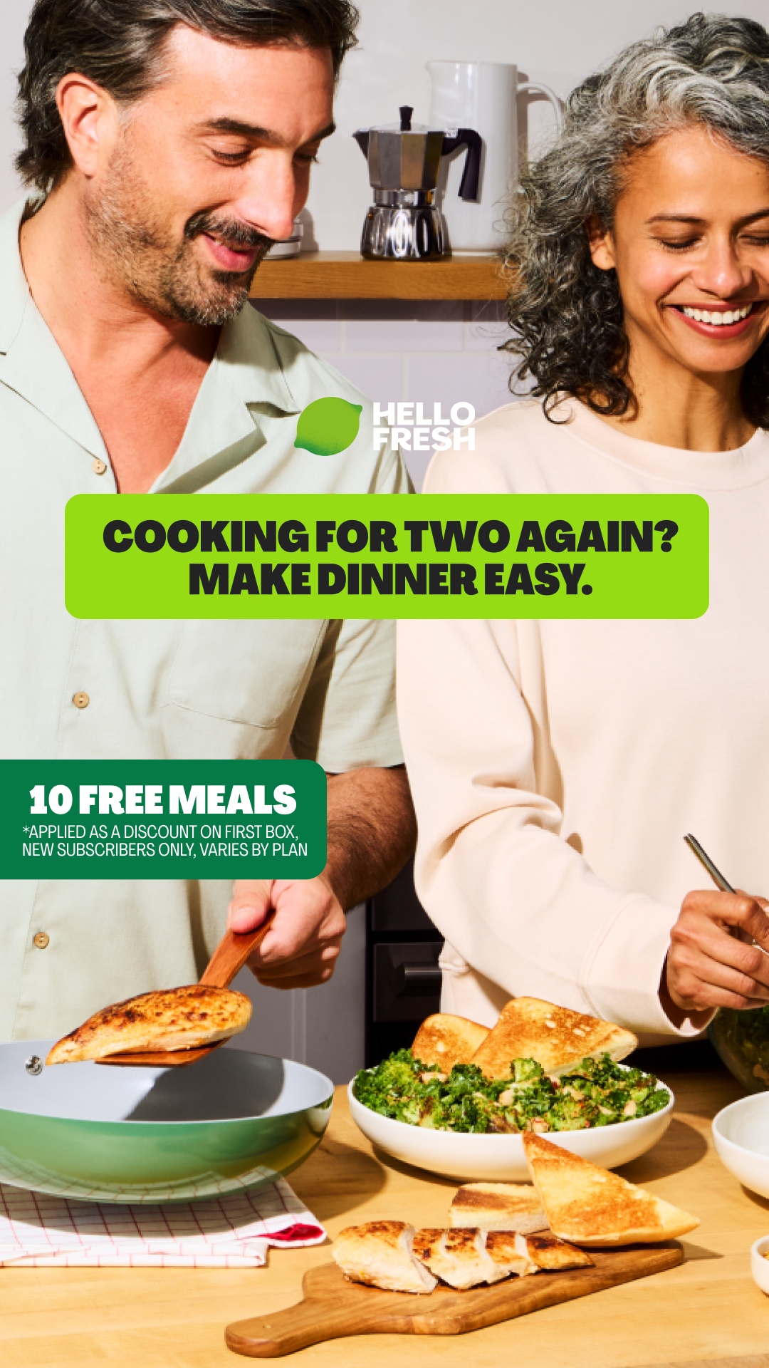 HelloFresh Facebook ad