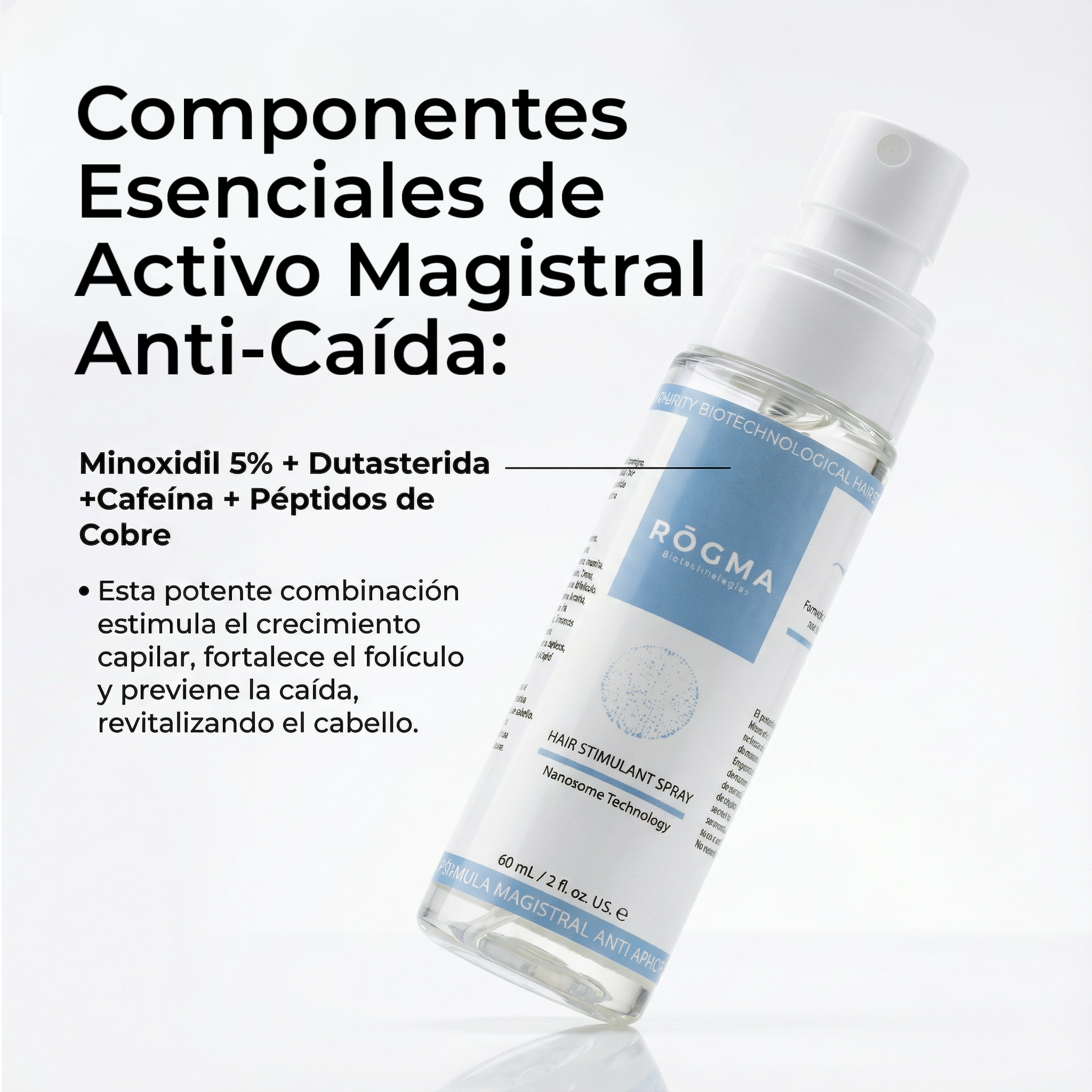 RŌGMA Biotechnologies Facebook ad: Tu cabello no se fue.