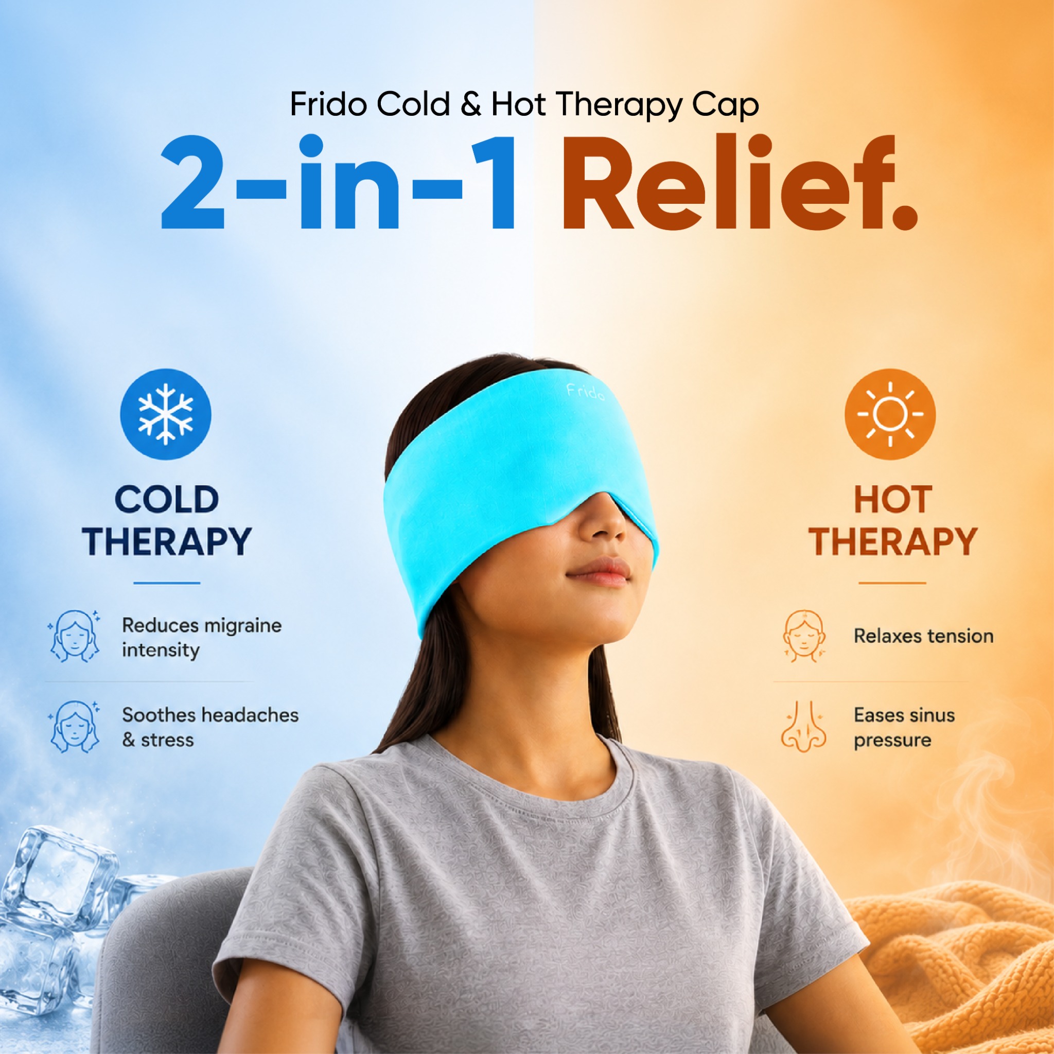 Frido India Facebook ad: Trade Head Throbbing For Deep Sleeping.