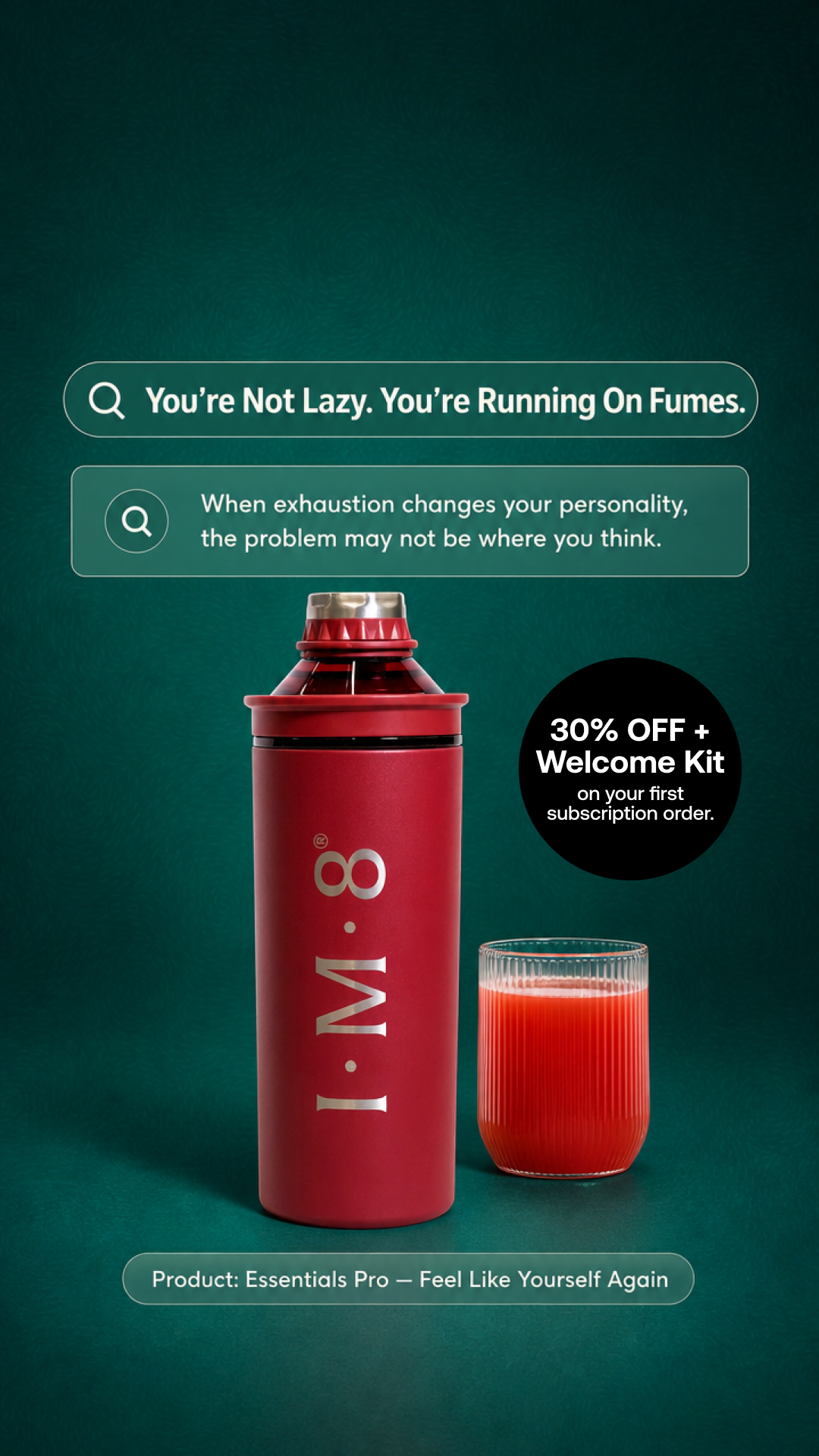 IM8 Health Facebook ad