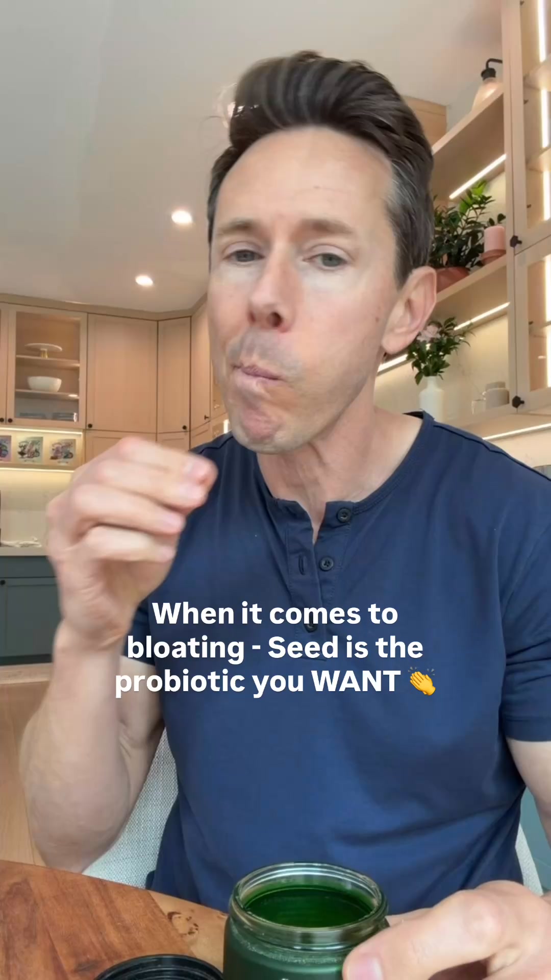 Seed Facebook ad: Use code 25BOBBY for 25% off Seed!