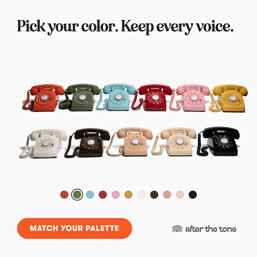 After The Tone Facebook ad: Shop the Vintage Audio Guestbook