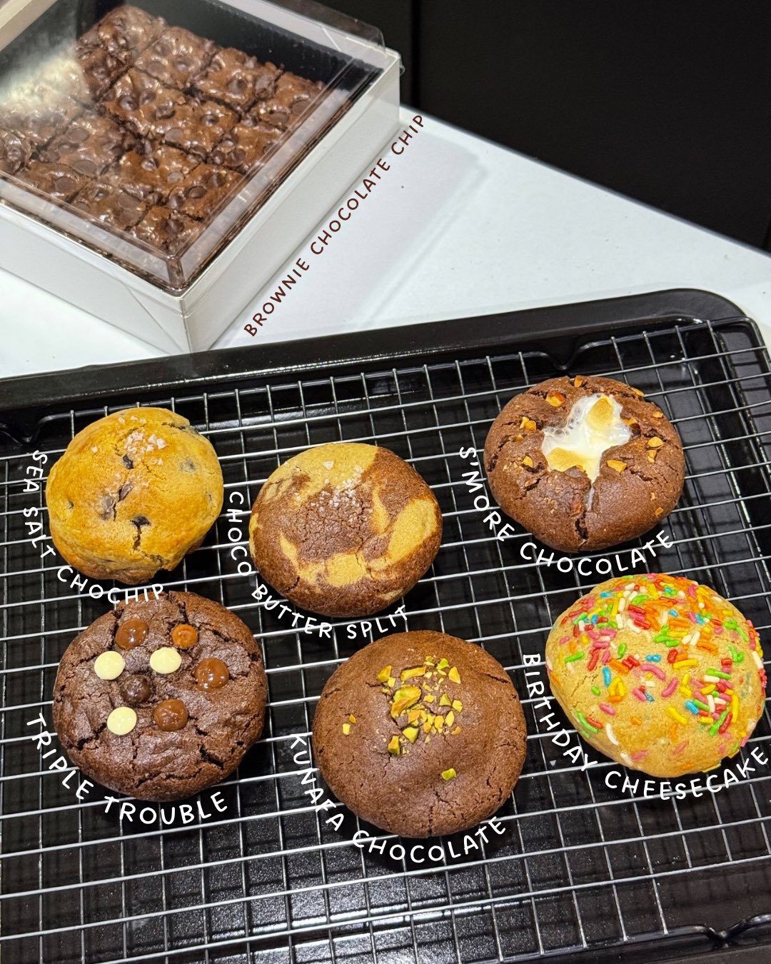 Bearny.maker Facebook ad: Freshly Homemade Soft Cookies & Brownies