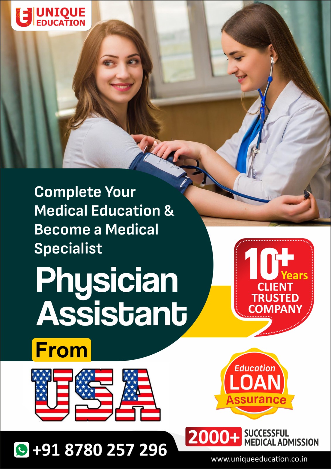 Unique Education / Unique Engineering Institute Facebook ad: Start Your Medical Journey and Pursue Become a…