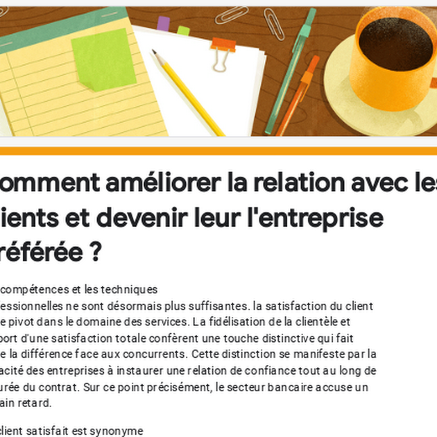 LMC Sourcing Facebook ad: La relation client