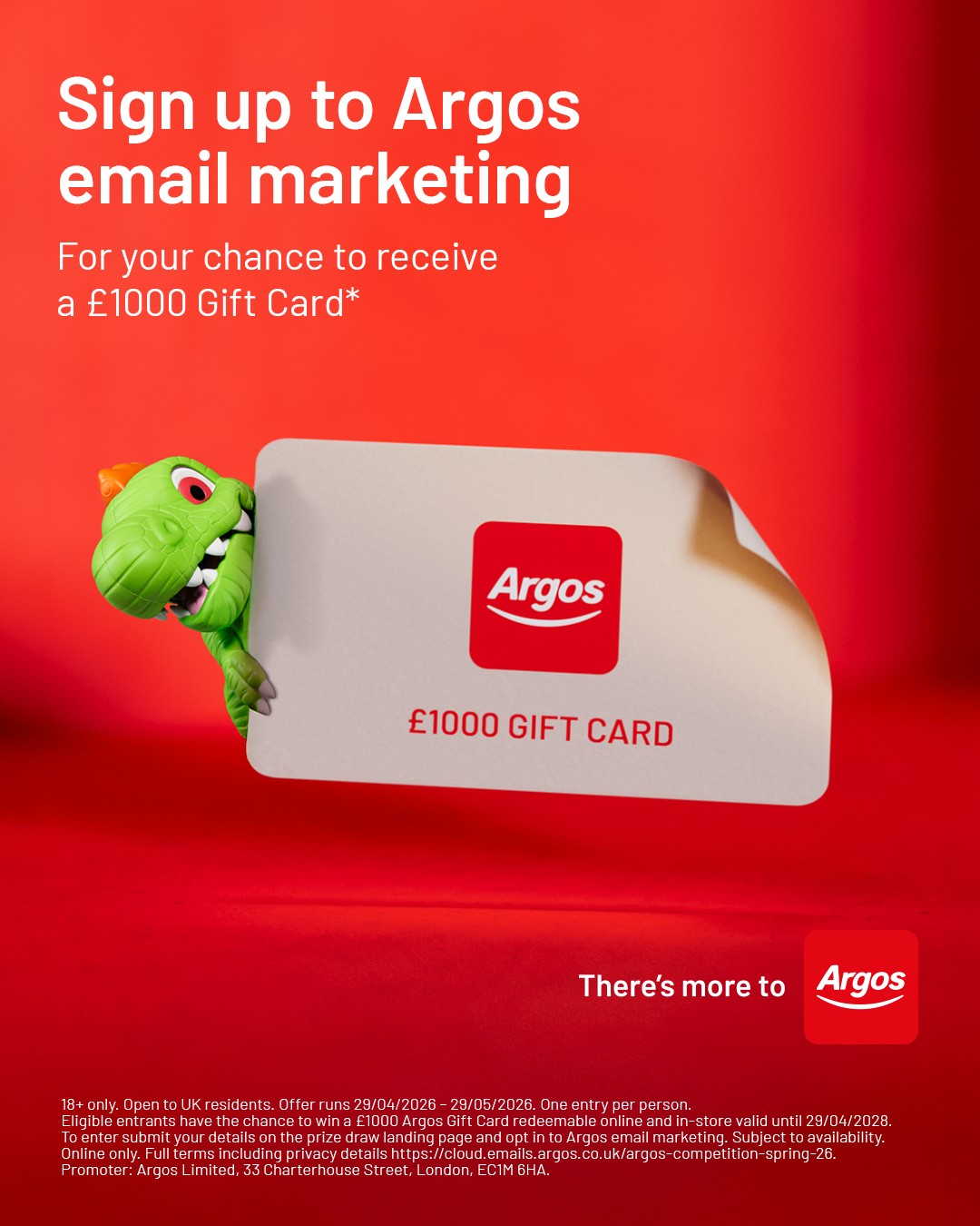 Argos Facebook ad