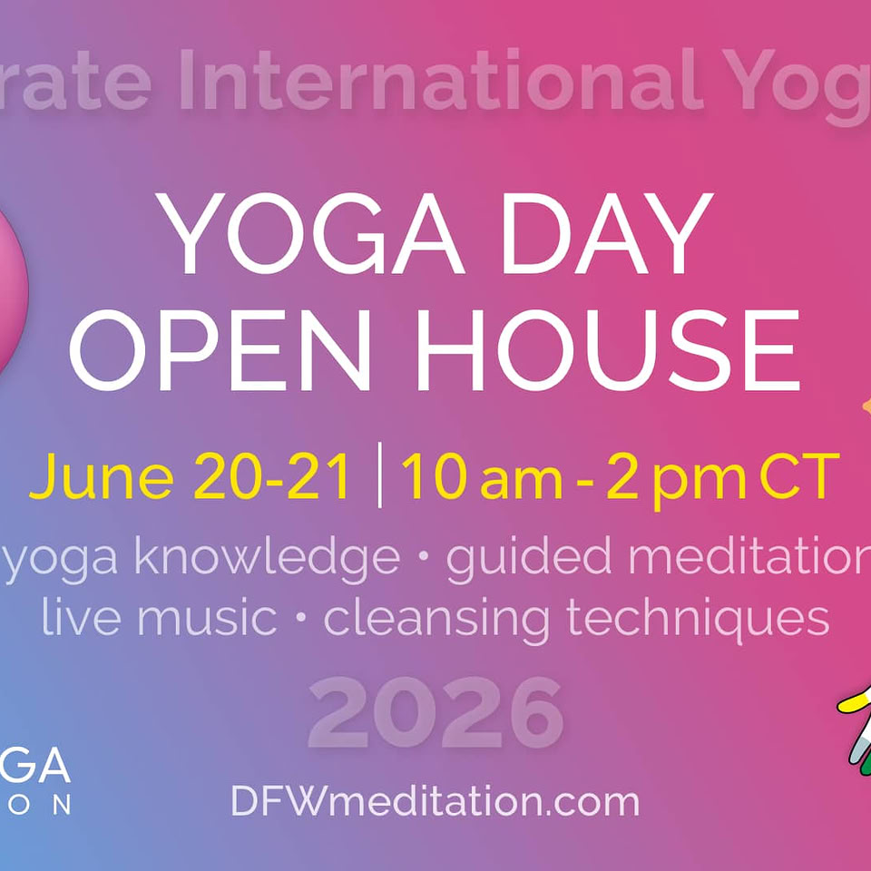 Sahaja Yoga Meditation DFW Facebook ad: Yoga Day Open House