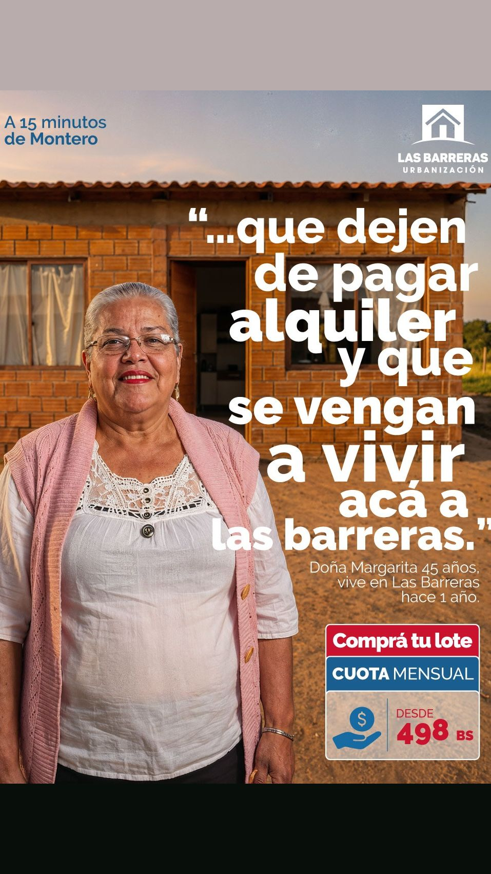 Urbanización Las Barreras Facebook ad: INICIAL 348 BS
