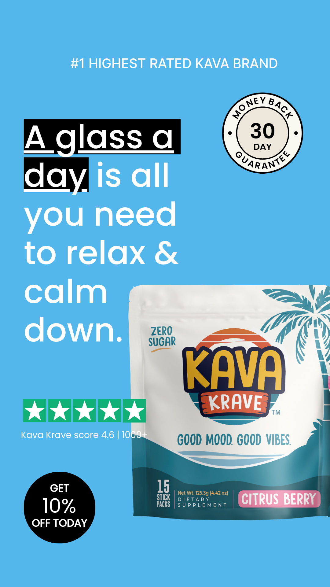 Kava Krave Facebook ad from Jul 24, 2026