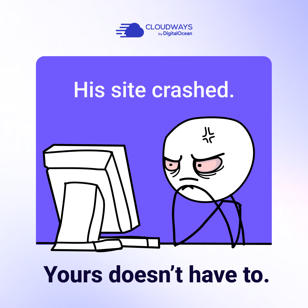 Cloudways Facebook ad: Turn Web Hosting Into a Profit Lever | Start With 30% Off