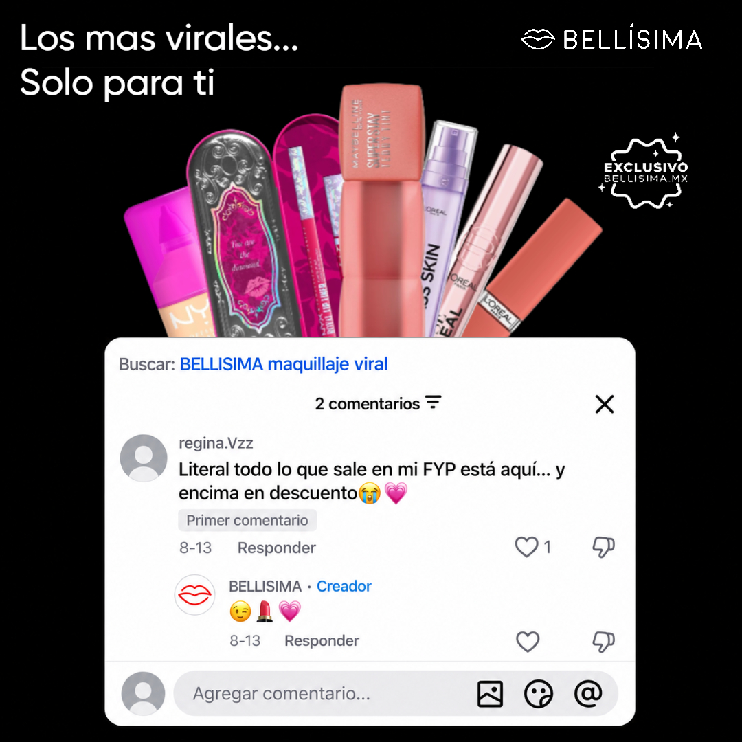 Bellisima Facebook ad: TODO LO VIRAL ESTÁ AQUÍ