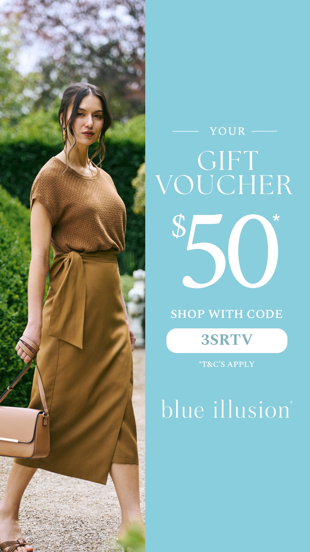Blue Illusion Facebook ad